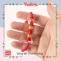 Vòng Đỏ Phối Hạt Vàng