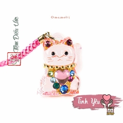 Mèo Phong Thủy Đính Đá - Mini