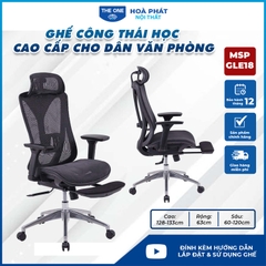 Ghế Công Thái Học Hòa Phát GLE18 Cao Cấp Cho Dân Văn Phòng