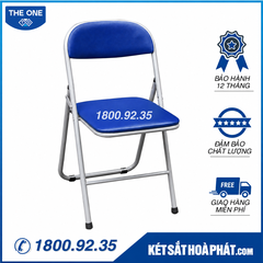 Ghế Gấp Hòa Phát G03 Khung Thép Bọc Da PVC Chính Hãng Giá Rẻ