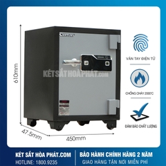 Két sắt chống cháy Century CF45VTDT vân tay điện tử
