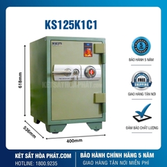 Két sắt Hòa Phát The One chống cháy KS125K1C1 Khóa Cơ Đổi Mã