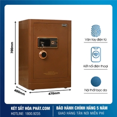 Két Sắt Nhập Khẩu Bofa BF-V70BS2 Công Nghệ Đức Khóa Điện Tử Vân Tay