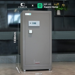 Két Sắt Nhập Khẩu Xiaomi CRMCR 123LB Khóa Vân Tay Điện Tử Định Danh Người Mở