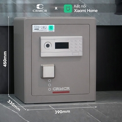 Két Sắt Nhập Khẩu Xiaomi CRMCR 45LB Khóa Vân Tay Điện Tử Định Danh Người Mở