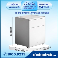 Két sắt Xiaomi CRMCR 50YN Thông Minh Kết Nối APP Điện Thoại