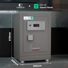 Két Sắt Nhập Khẩu Xiaomi CRMCR 61LB Khóa Vân Tay Điện Tử Định Danh Người Mở
