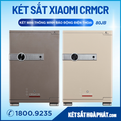 Két Sắt Xiaomi CRMCR 80JB Chống Cháy Khóa Vân Tay Điện Tử Kết Nối APP Điện Thoại