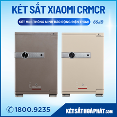 Két Sắt Xiaomi CRMCR 65JB Chống Cháy Khóa Vân Tay Điện Tử Kết Nối APP Điện Thoại