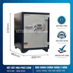 Két sắt chống cháy Tài Lộc Century CF90 điện tử