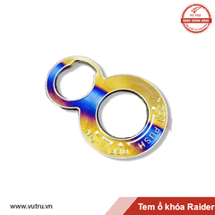 Dán ổ khoá Raider titanium nguyên chất