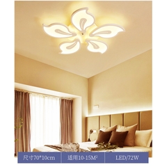 Đèn Led Ốp Trần Trang Trí Phòng Khách hiện đại mẫu lớn, 3 Chế Độ Sáng Bảo Hành 12 Tháng