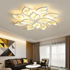 Đèn Led Ốp Trần Trang Trí Phòng Khách hiện đại mẫu lớn, 3 Chế Độ Sáng Bảo Hành 12 Tháng
