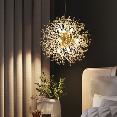Đèn thả chùm hoa bồ công anh pha lê hiện đại, trang trí sang trọng, tặng kèm bóng led, bảo hành 2 năm