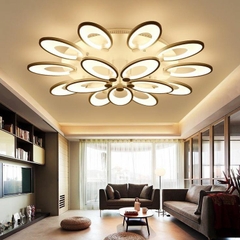 Đèn Led Ốp Trần Trang Trí Phòng Khách hiện đại mẫu lớn, 3 Chế Độ Sáng Bảo Hành 12 Tháng