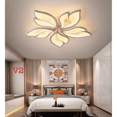Đèn Led Ốp Trần Trang Trí Phòng Khách hiện đại mẫu lớn, 3 Chế Độ Sáng Bảo Hành 12 Tháng