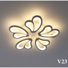 Đèn Led Ốp Trần Trang Trí Phòng Khách hiện đại mẫu lớn, 3 Chế Độ Sáng Bảo Hành 12 Tháng