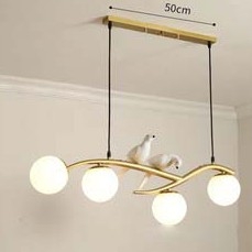 Đèn thả bàn ăn, phòng khách trang trí nội thất, quán cà phê, decor, biệt thự (Bao gồm bóng)