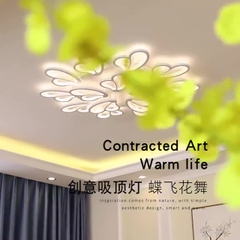 Đèn Led Ốp Trần Trang Trí Phòng Khách hiện đại mẫu lớn, 3 Chế Độ Sáng Bảo Hành 12 Tháng