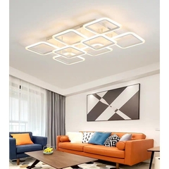 Đèn Led Ốp Trần Trang Trí Phòng Khách hiện đại mẫu lớn, 3 Chế Độ Sáng Bảo Hành 12 Tháng