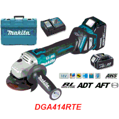 Máy Mài Góc Dùng Pin DGA414RTE / DGA414Z (18V) (100mm)