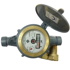 Đồng hồ đo nước nối ren Asahi GMK15 đường kính phi 21
