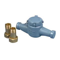 Đồng hồ đo nước Thái lan loại nối ren Asahi GMK25 phi 34