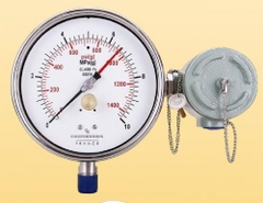 ĐỒNG HỒ ĐO ÁP SUẤT CÓ TIẾP ĐIỂM (3 KIM) IPSH GB-FRANCE