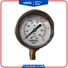 Đồng hồ đo áp suất Trung Quốc có dầu