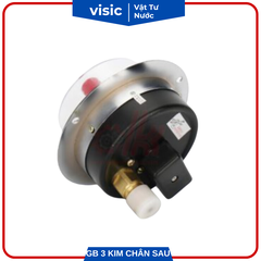 ĐỒNG HỒ ĐO ÁP SUẤT GB 3 KIM CHÂN SAU