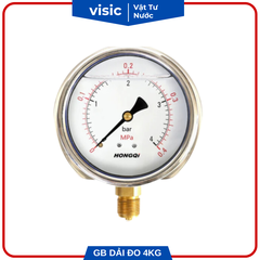 ĐỒNG HỒ ĐO ÁP SUẤT GB DẢI ĐO 4KG (0-0.4MPA)