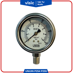 ĐỒNG HỒ ĐO ÁP SUẤT UNIJIN MALAYSIA P254 P255