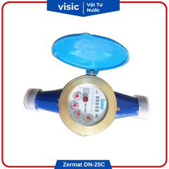 Đồng hồ nước chính hãng Zermat DN-25C đường kính phi 34