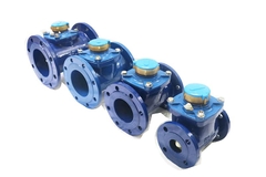 Đồng hồ đo nước mặt bích thân gang Zermat DN-150C phi 168