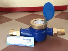 Đồng hồ đo nước nối ren Zermat DN-40C đường kính phi 49