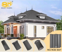 NGÓI BM MÃ B07 DIC MẪU TRƠN-MÀU XÁM TRO