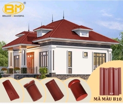 NGÓI BM MÃ B10 DIC MẪU TRƠN-MÀU ĐỎ TƯƠI