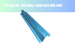 TS35.50-Lito thép mạ nhẹ làm mái ngói  Steeltruss AZ150 màu xanh