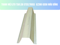 TS61.50-Thanh mè/lito chân thép mạ nhẹ Steeltruss màu vàng AZ200