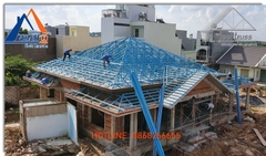 TC75.75 - Đòn tay mạ nhôm kẽm màu xanh STEELTRUSS màu xánh AZ150