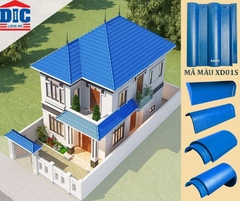 NGÓI DIC MÃ XD01 MÀU XANH DƯƠNG-MẪU SẦN