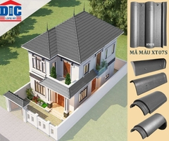 NGÓI DIC MÃ XT07S MÀU XÁM TRO-MẪU SẦN