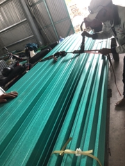 TC75.10- Cầu phong hợp kim nhôm kẽm mái ngói màu xanh AZ150 G550