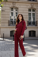 Bộ nỉ len TRALI 25511 màu đỏ