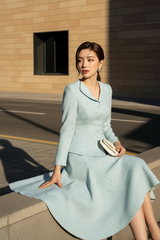 Bộ váy dạ tweed TRALI 25512