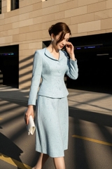 Bộ váy dạ tweed TRALI 25512