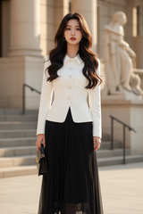 Áo vest TRALI 25800 màu trắng