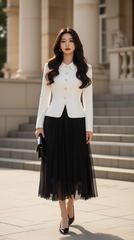 Áo vest TRALI 25800 màu trắng