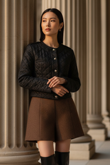 Áo phao quả trám TRALI 25810 màu Đen