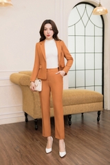 Bộ quần Tuytsi hàn Trali 25518 màu Cam Đất